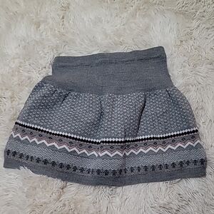 Joe Fresh , Gray Bubble Skirt, Smocked Embellished, Girls Size 5